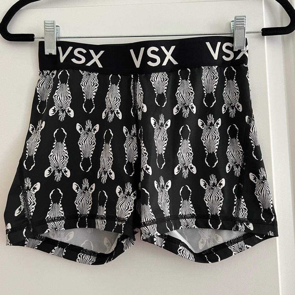 Victoria’s Secret Sport zebra spandex shorts